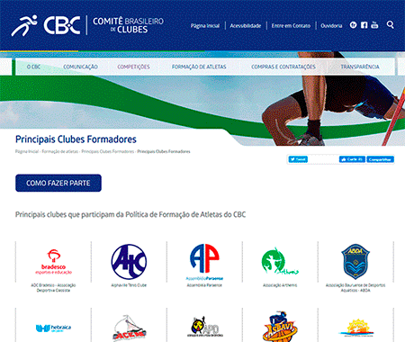 CBC tem mais de 160 clubes integrados
