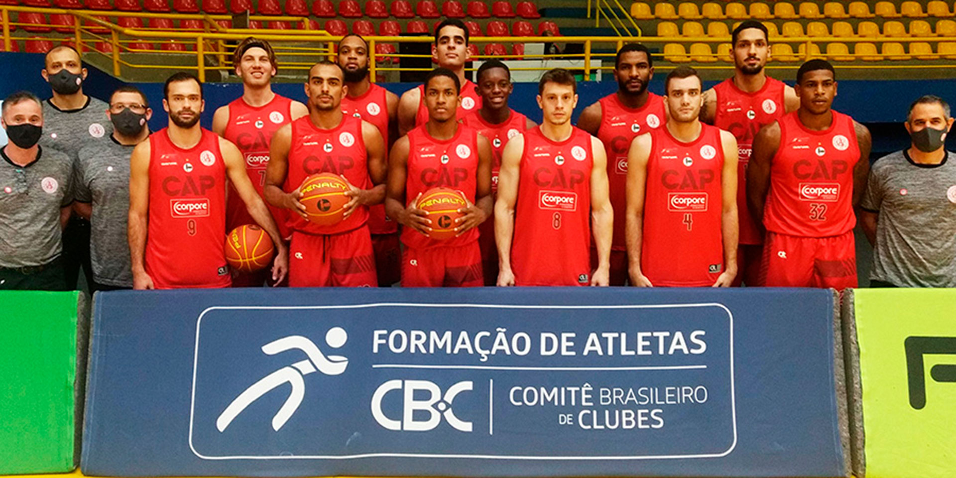 Equipe do Club Athletico Paulistano (SP) durante Campeonato Brasileiro Interclubes - NBB Temporada 2020/2021