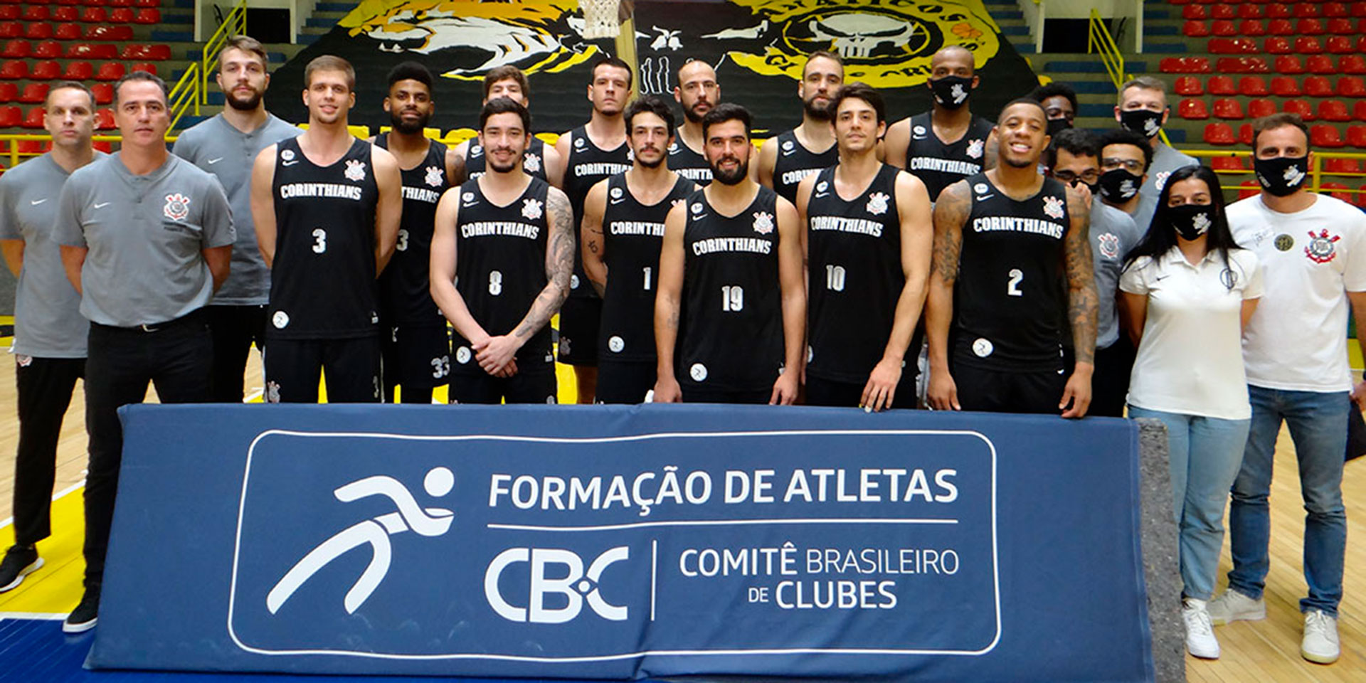 Equipe do Sport Club Corinthians Paulista (SP) durante Campeonato Brasileiro Interclubes - NBB Temporada 2020/2021