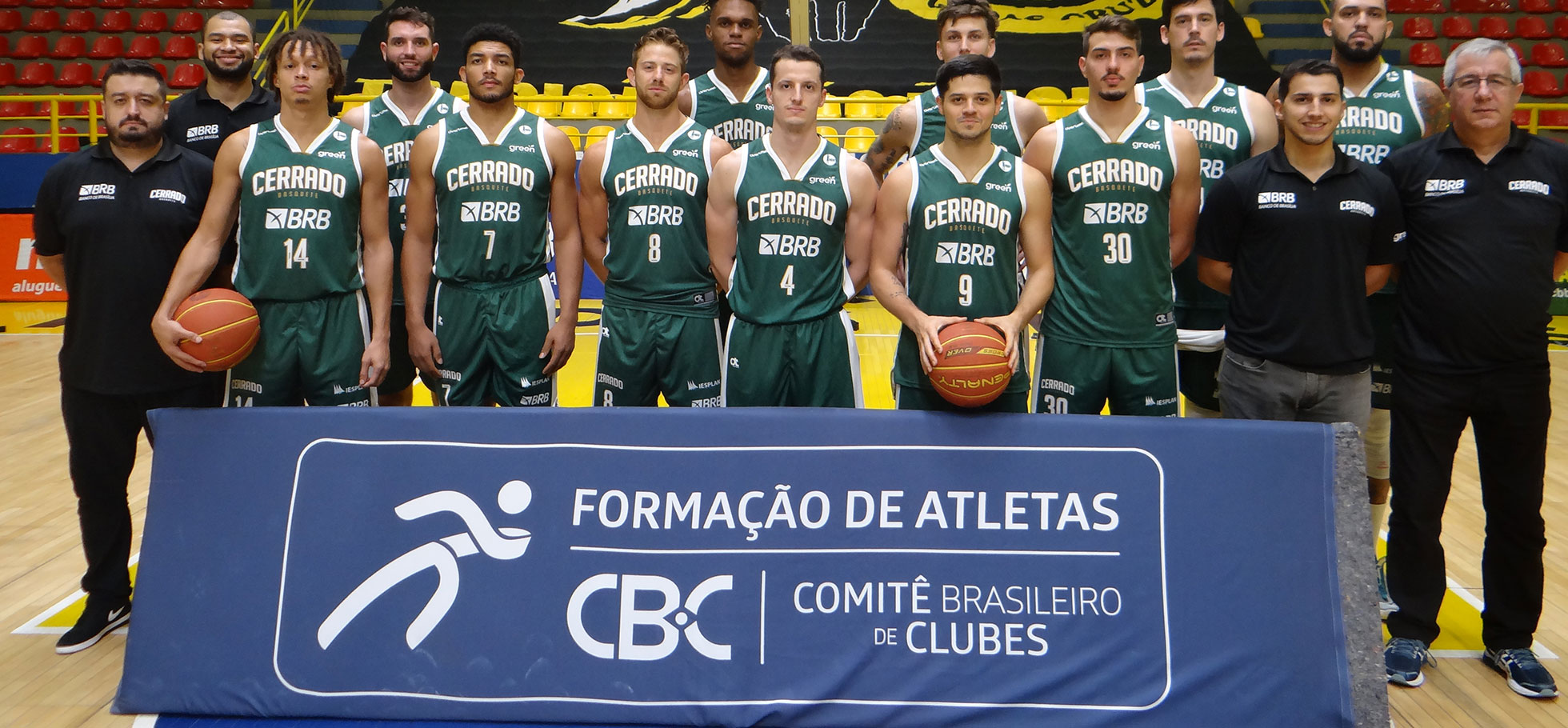 Equipe do Cerrado Basquete (DF) durante Campeonato Brasileiro Interclubes - NBB Temporada 2020/2021
