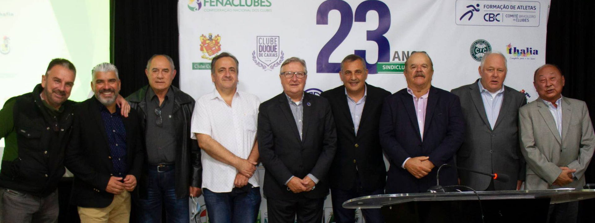 Sindiclubes-PR comemora 23 anos em evento e homenageia o Comitê Brasileiro de Clubes (CBC) e a Federação Nacional de Clubes (FENACLUBES)