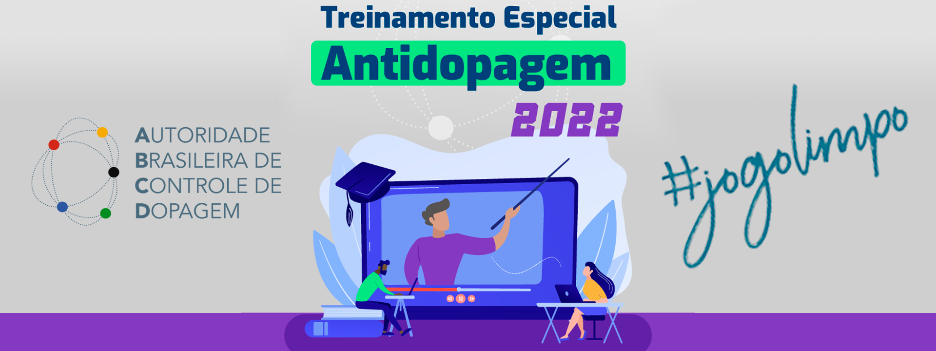Comunidade Esportiva de todo o país poderá participar do Treinamento Especial Antidopagem 2022 