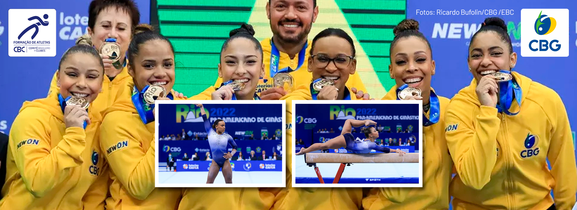 Com equipe cheia de atletas clubistas, Brasil conquista ouro no Pan Americano de Ginástica