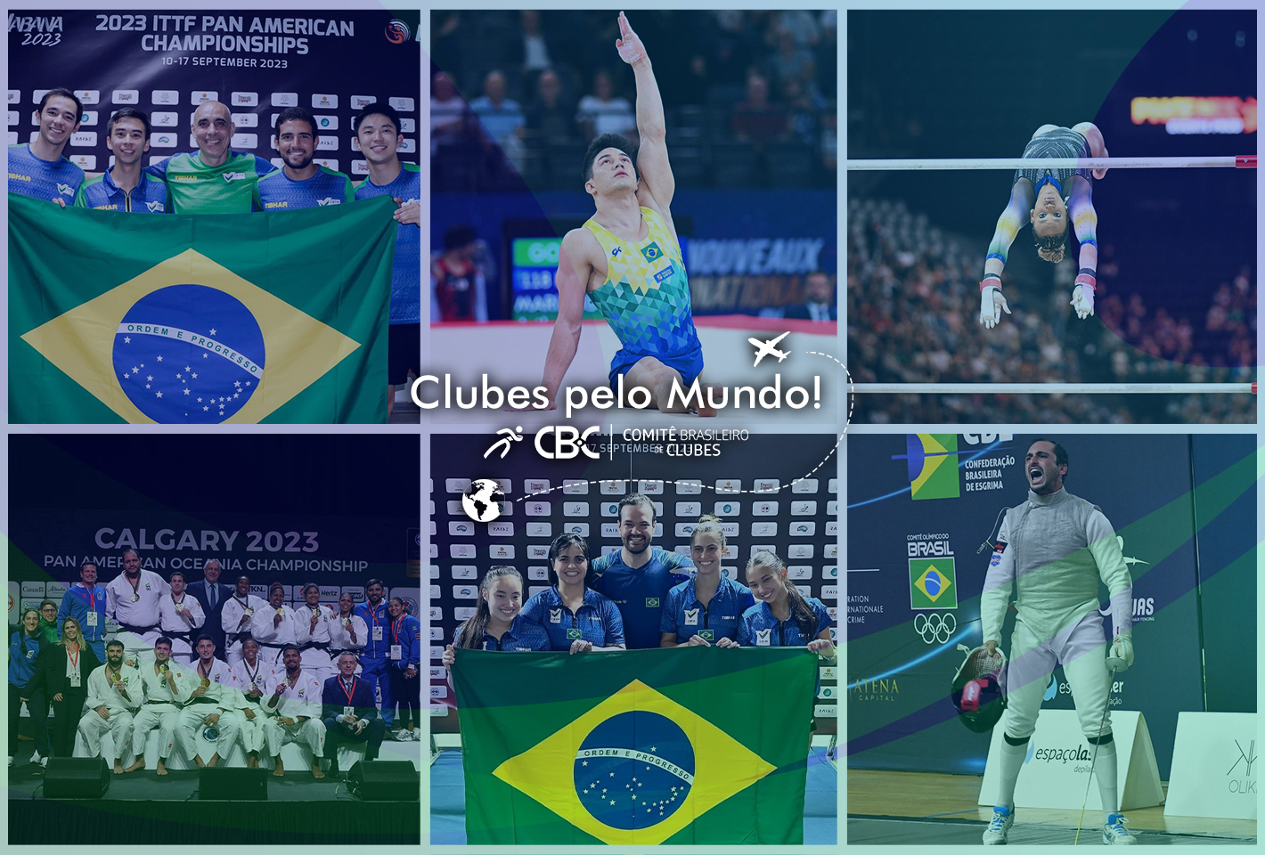 Clubes pelo Mundo: Atletas clubísticos ganham medalhas em competições internacionais 