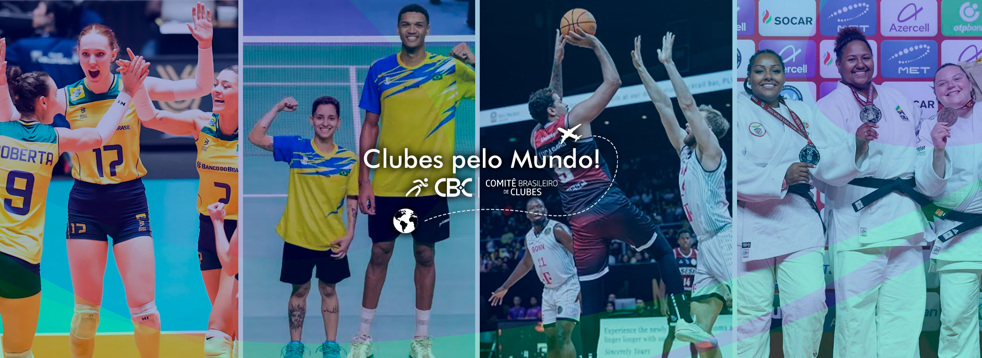 Clubes pelo Mundo: Atletas de Clubes brilham em diversas modalidades na última semana