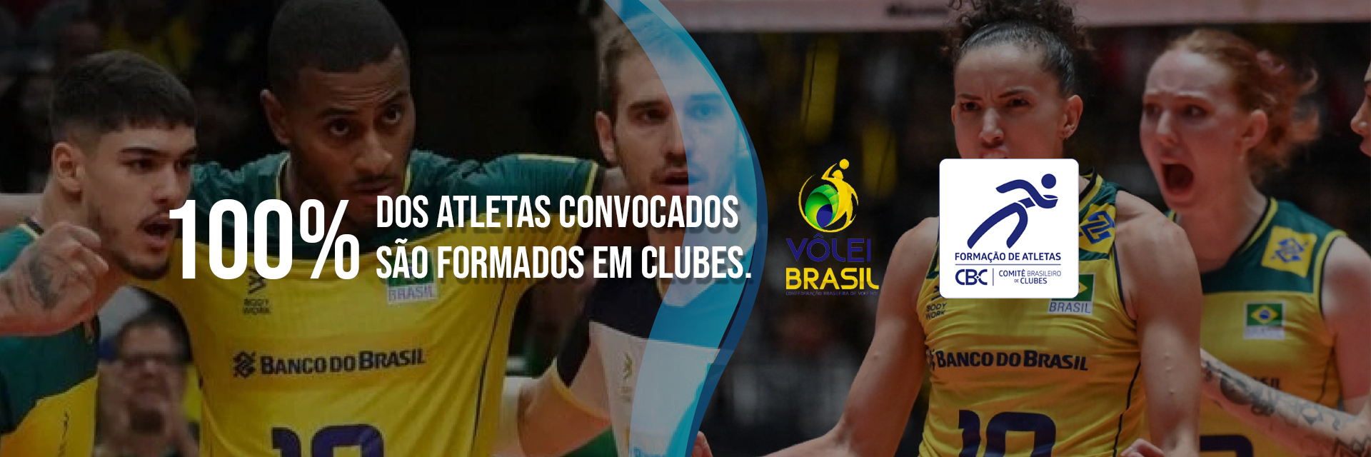 Voleibol brasileiro vai à Paris com 100% de atletas formados em Clubes