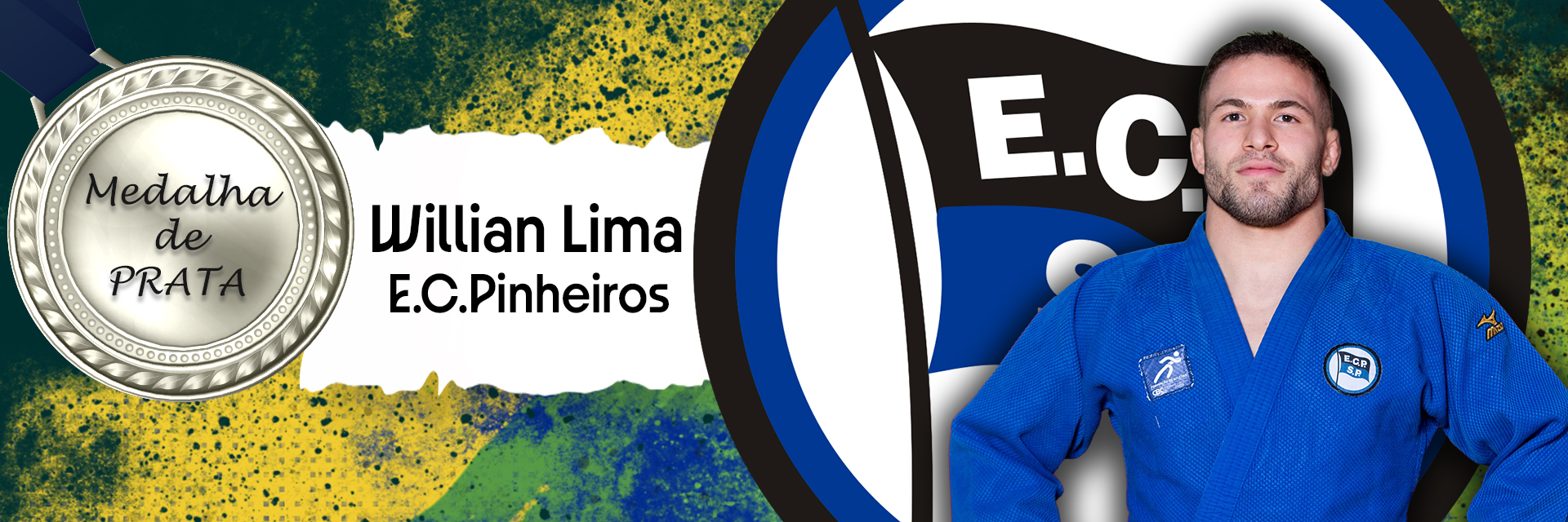 Primeira medalha do Brasil em Paris é do Esporte Clube Pinheiros-SP com William Lima