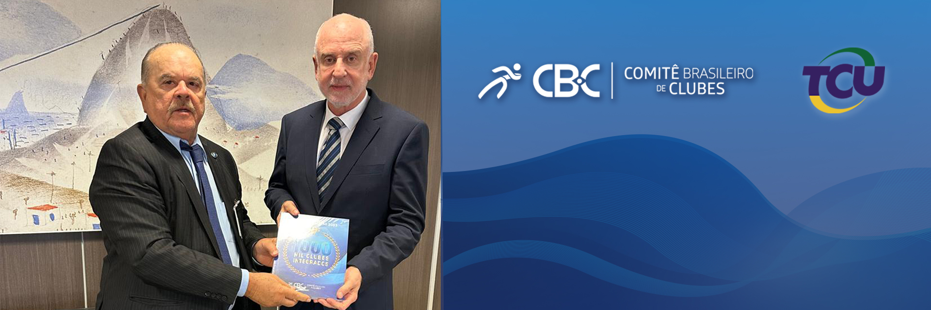 CBC entrega relatório de gestão e ressalta importância dos Clubes ao Ministro Benjamin Zymler 