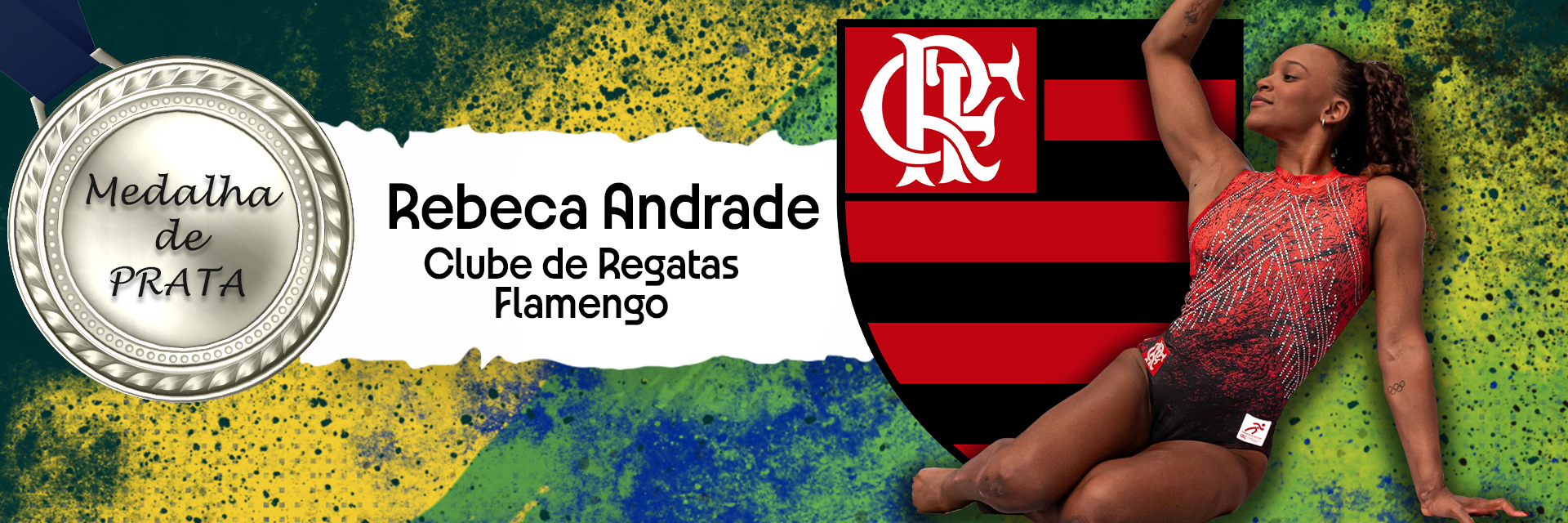 Rebeca Andrade, do Flamengo/RJ, conquista a prata e reforça sua glória na ginástica