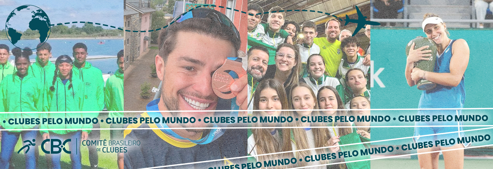 Clube pelo Mundo: Atletas de Clubes celebram conquistas importantes no esporte internacional