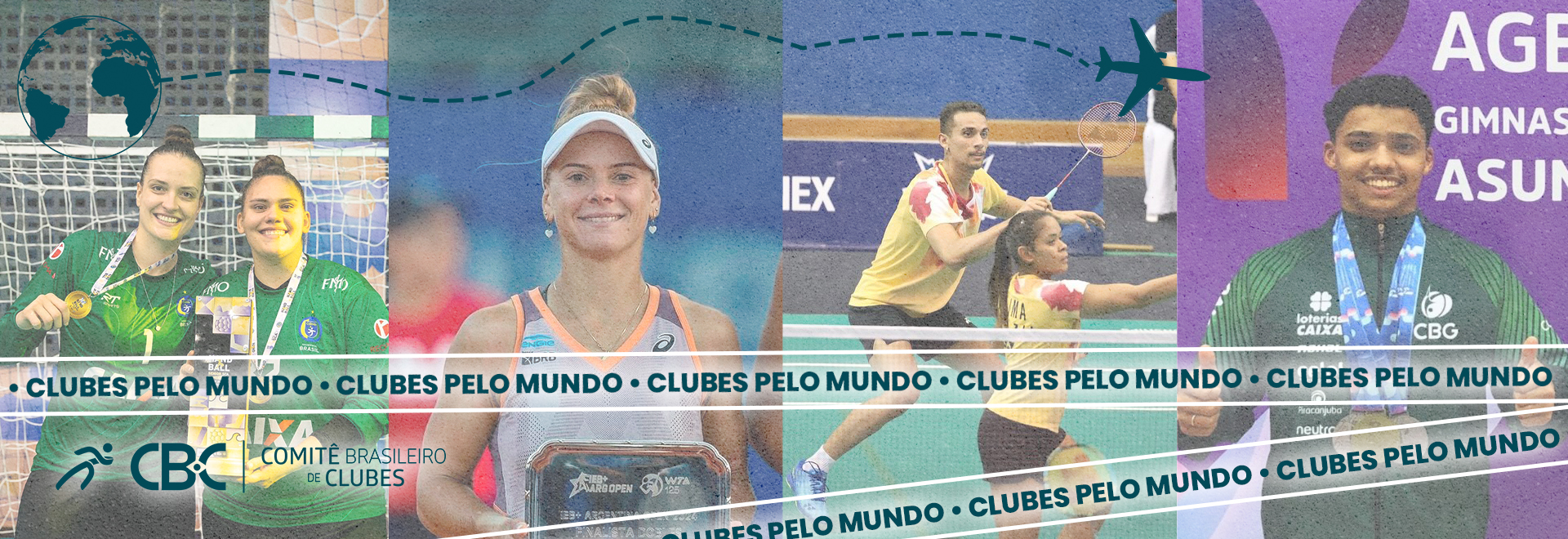 Clubes pelo Mundo: Atletas de Clubes conquistam pódios em competições internacionais 